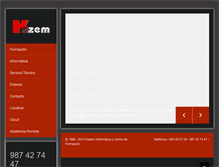 Tablet Screenshot of kazem.net